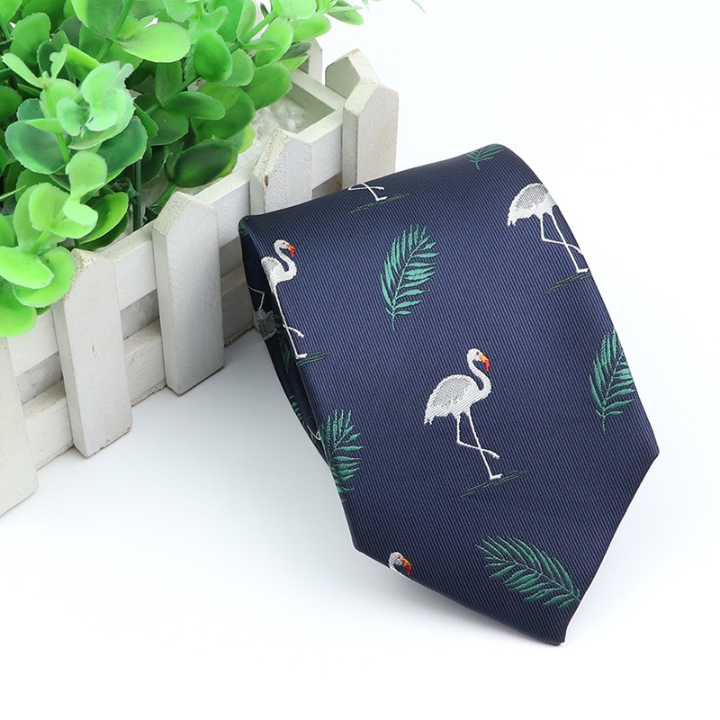 Cà Vạt Lụa Bản Rộng 8cm Họa Tiết Hoa Thời Trang Công Sở Cho Nam