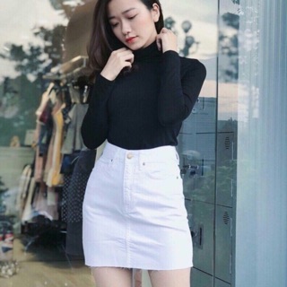 Chân Váy Jean Kèm Quần Cao Cấp