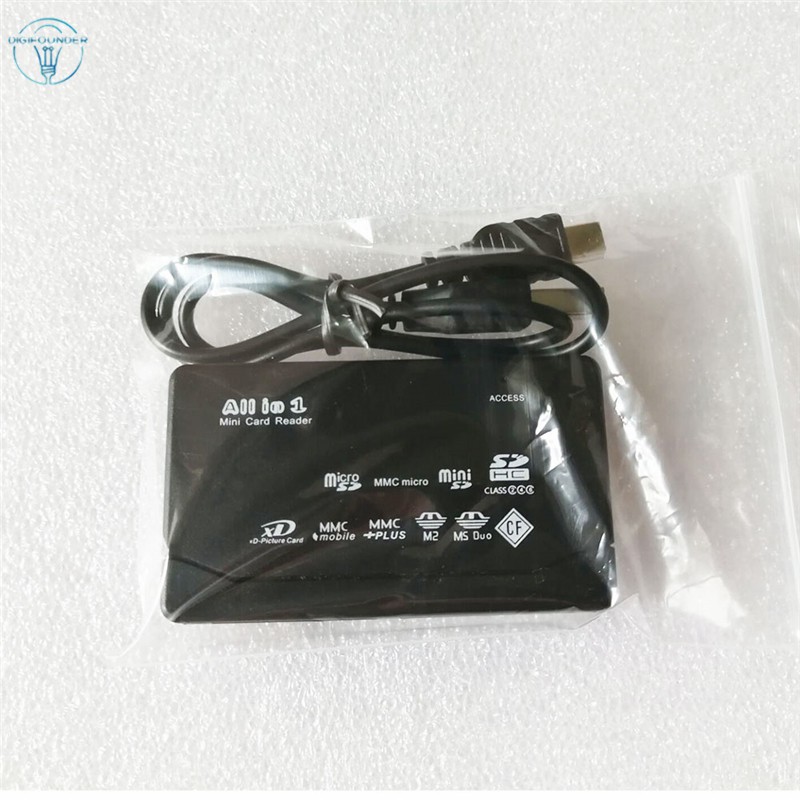Dụng cụ đọc thẻ nhớ flash SHDC SD XD MS CFF TF M2 thiết kế đa năng