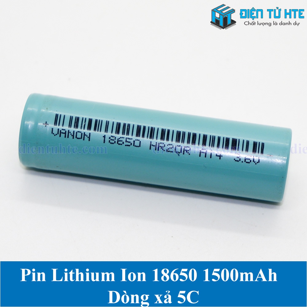Pin Lithium Ion 18650 1500mAh xả 5C