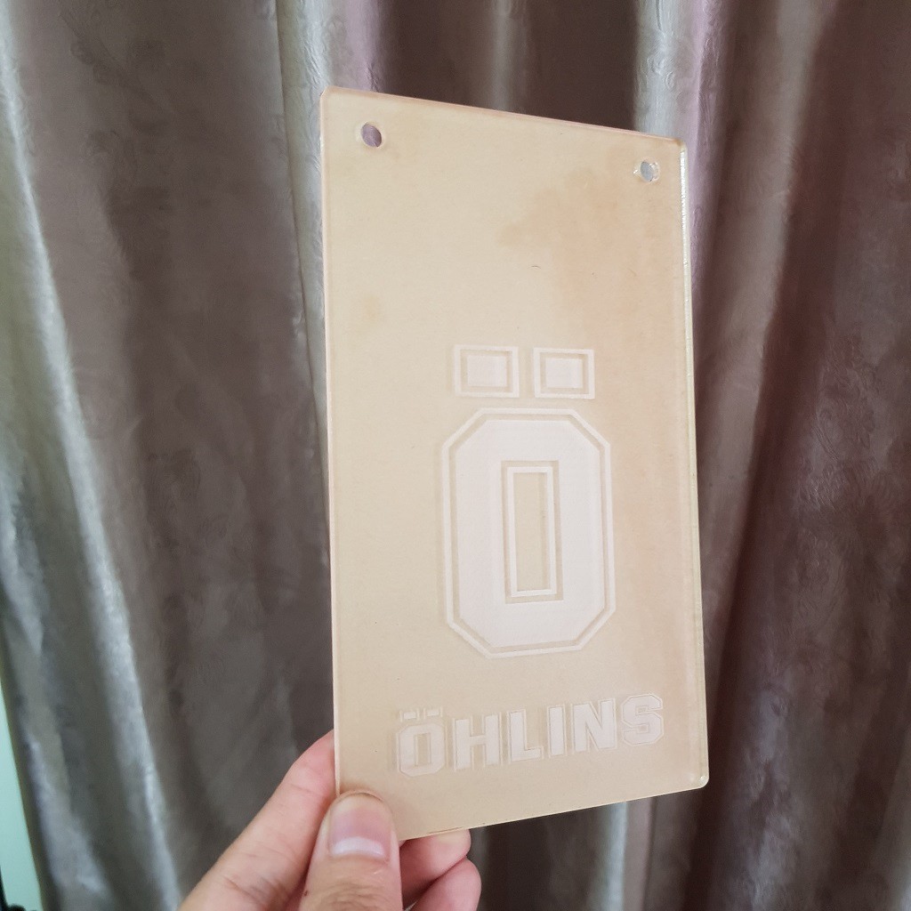 Mica Nhựa Trong Suốt Che Phuộc Sau Exciter 135 150 | WINNER | Phuộc OHLINS HTB06