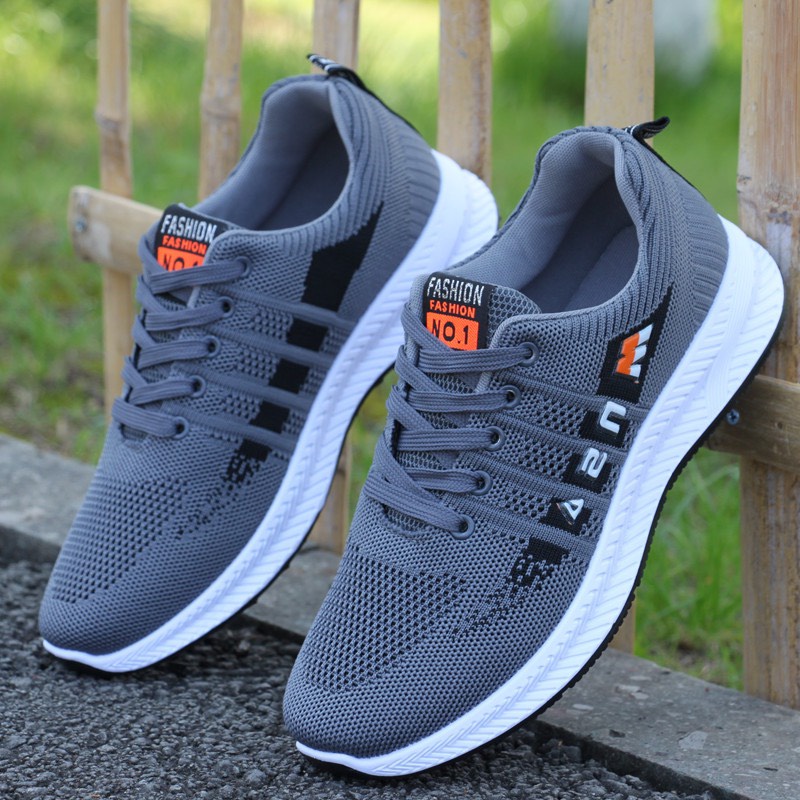 Giày Thể Thao Sneaker Nam MNSAA Đế Cao Su Non Phối Vải Thoáng Khí Kiểu Dáng Đơn Giản Dễ Sử Dụng
