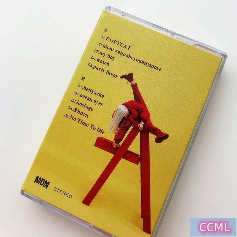Băng Keo In Chữ Tiếng Anh billie eilish billie eilish Icesette 3 cassette Mới