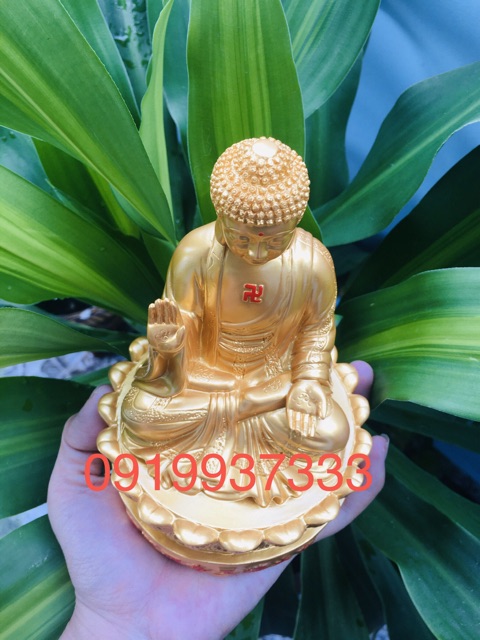 Tượng Phật A Di Đà ngồi 14 cm