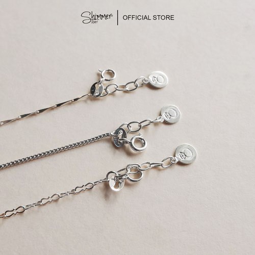 Dây Chuyền Bạc Trơn Nữ - Bạc 925 - Shimmer Silver