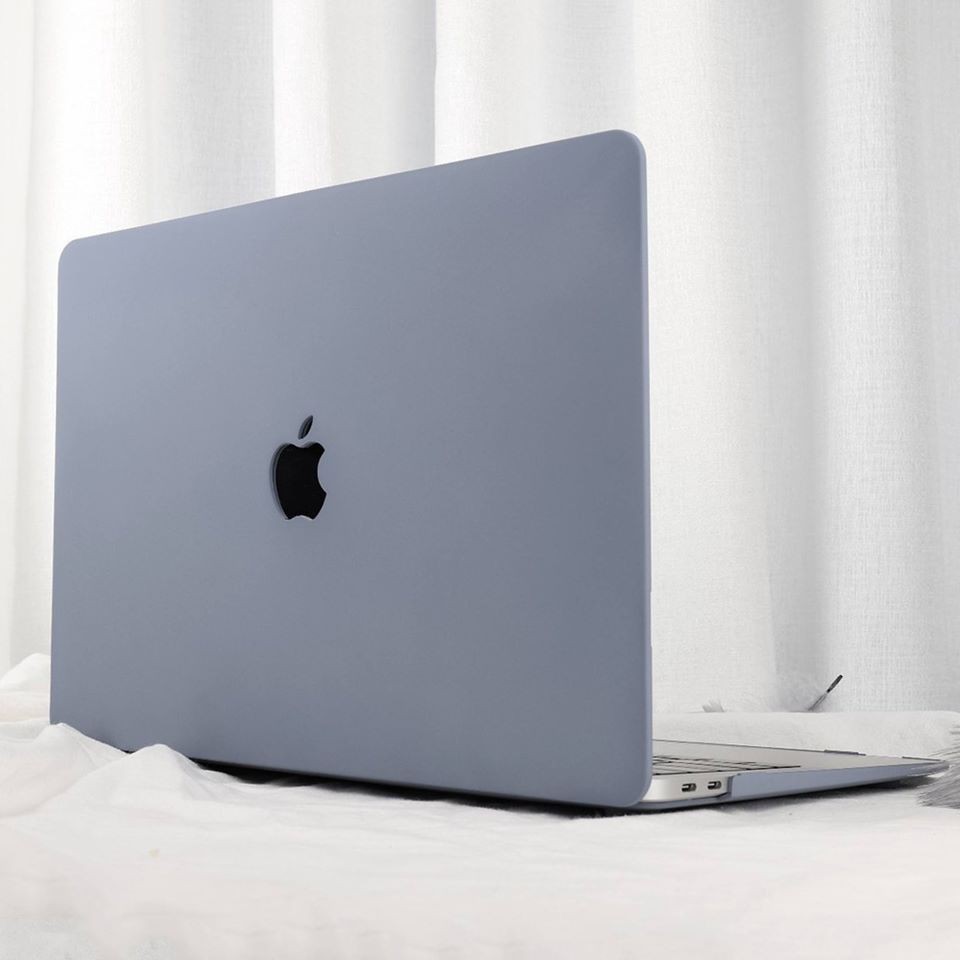 Ốp Macbook màu Xám đủ dòng Tặng kèm nút chống bụi và bộ chống gãy sạc