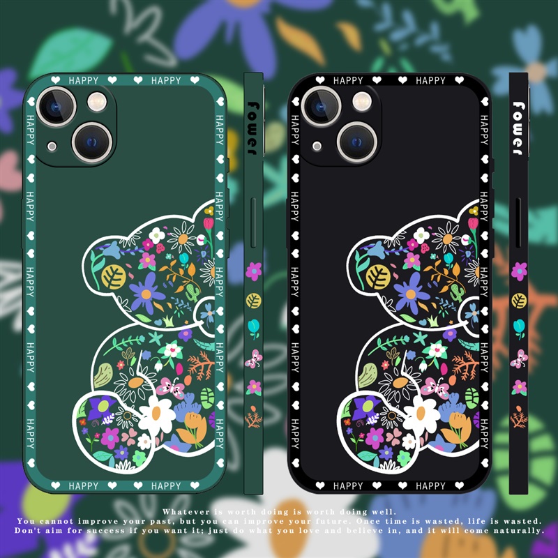 Ốp Lưng Hình Gấu Đáng Yêu Cho IPhone 13 Pro Max 12 11 Pro Max