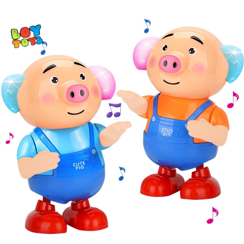 Đồ chơi chú Heo Pig Dance nhảy múa có nhạc và đèn thú vị cho bé