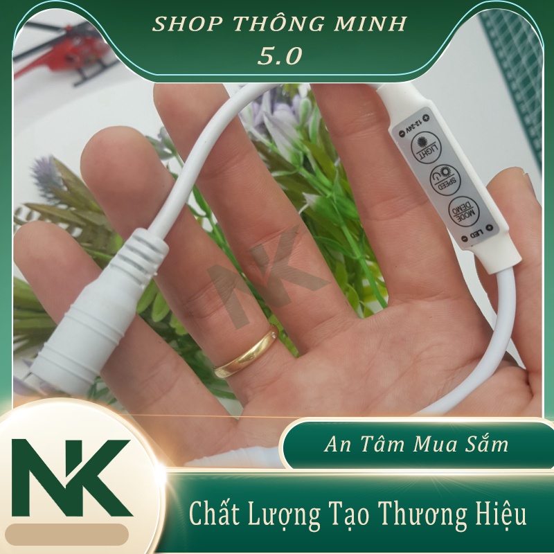 Mạch chỉnh sáng tối đèn có chế độ nháy Dimmer 12V 24V 2A tiện dụng cổng 5.5x2.1MM