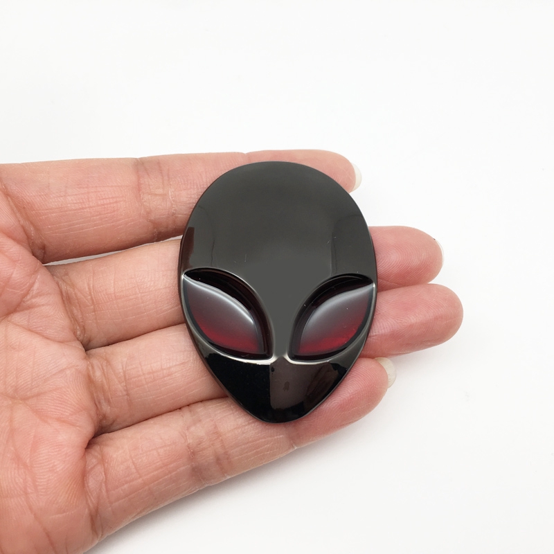 Logo Người Ngoài Hành Tinh Bằng Kim Loại Trang Trí Xe Hơi Xe Máy