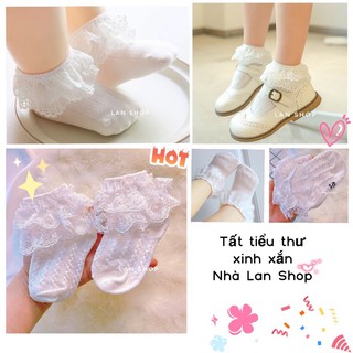 TẤT CỔ REN TIỂU THƯ CHO BÉ