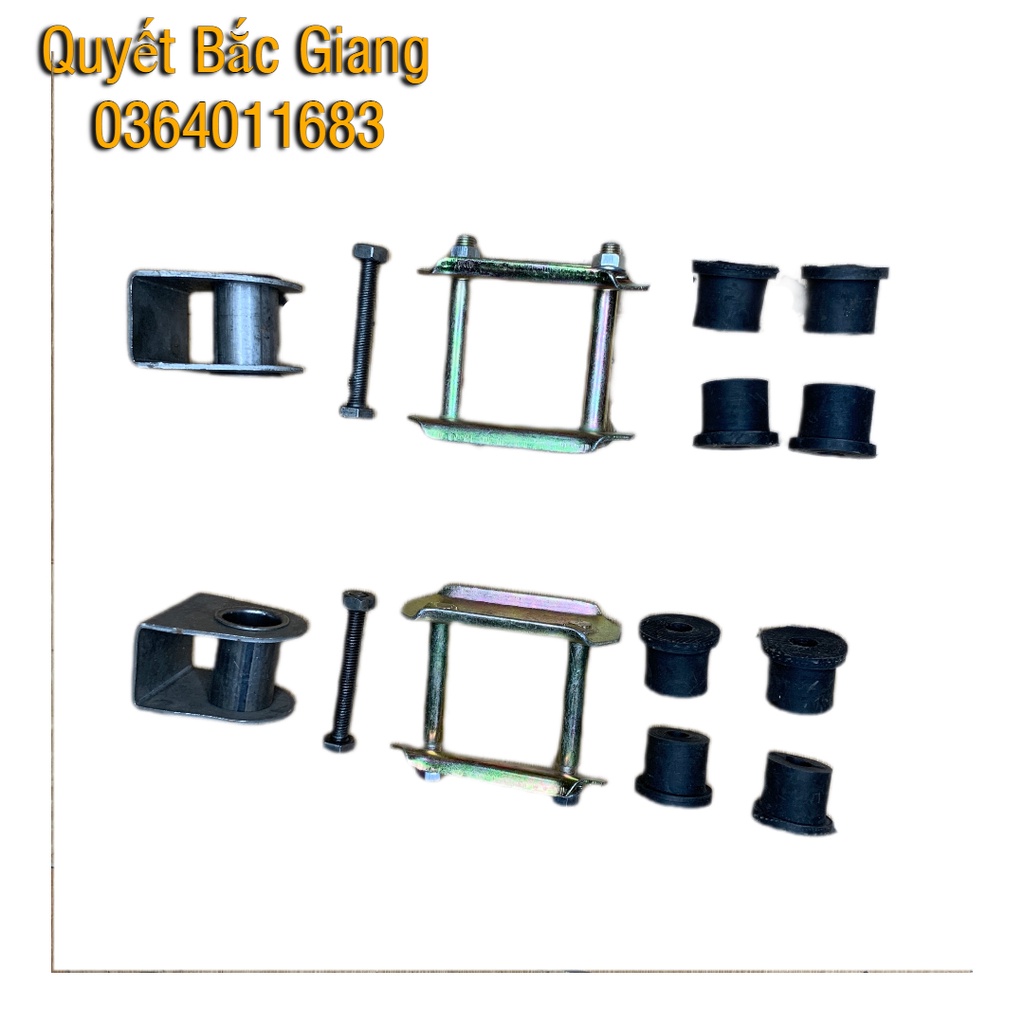 Combo phụ kiện hệ thống treo nhíp sau , đu đưa sau dùng chế xe 3 bánh , 4 bánh ,xe tự chế các loại