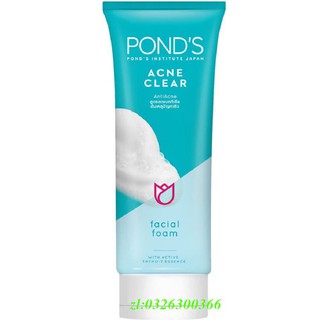 Sữa rửa mặt nữ 100g ponds acne clear ngừa mụn, chính hãng.