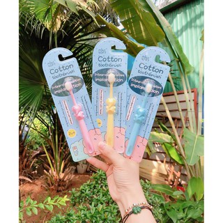 Bàn Chải Đánh Răng Sợi Lông Tơ Siêu Mềm Cho Bé 1-4 Tuổi