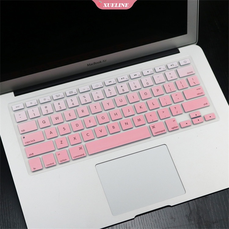 Miếng dán bảo vệ bàn phím bằng silicon mềm siêu mỏng cho Macbook Pro Air 13'' 15'' 17'' A1466 A1466 A1502 Xueline