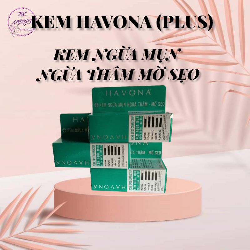 KEM NGỪA MỤN HAVONA MỜ THÂM DỊ ỨNG (PLUS)