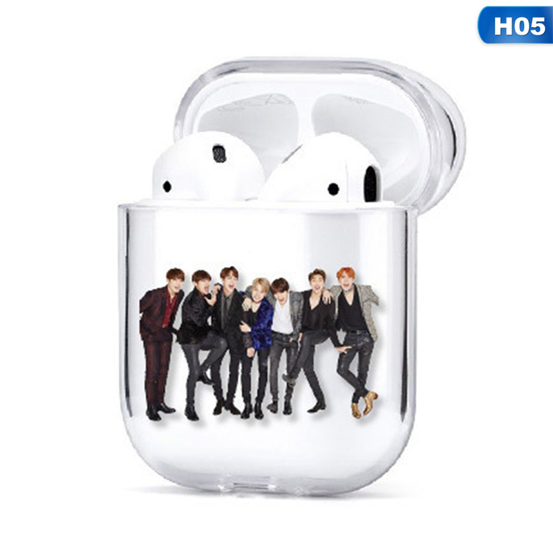 Vỏ Bảo Vệ Hộp Sạc Tai Nghe Airpods In Hình Nhóm Nhạc Bts Thời Trang 2020