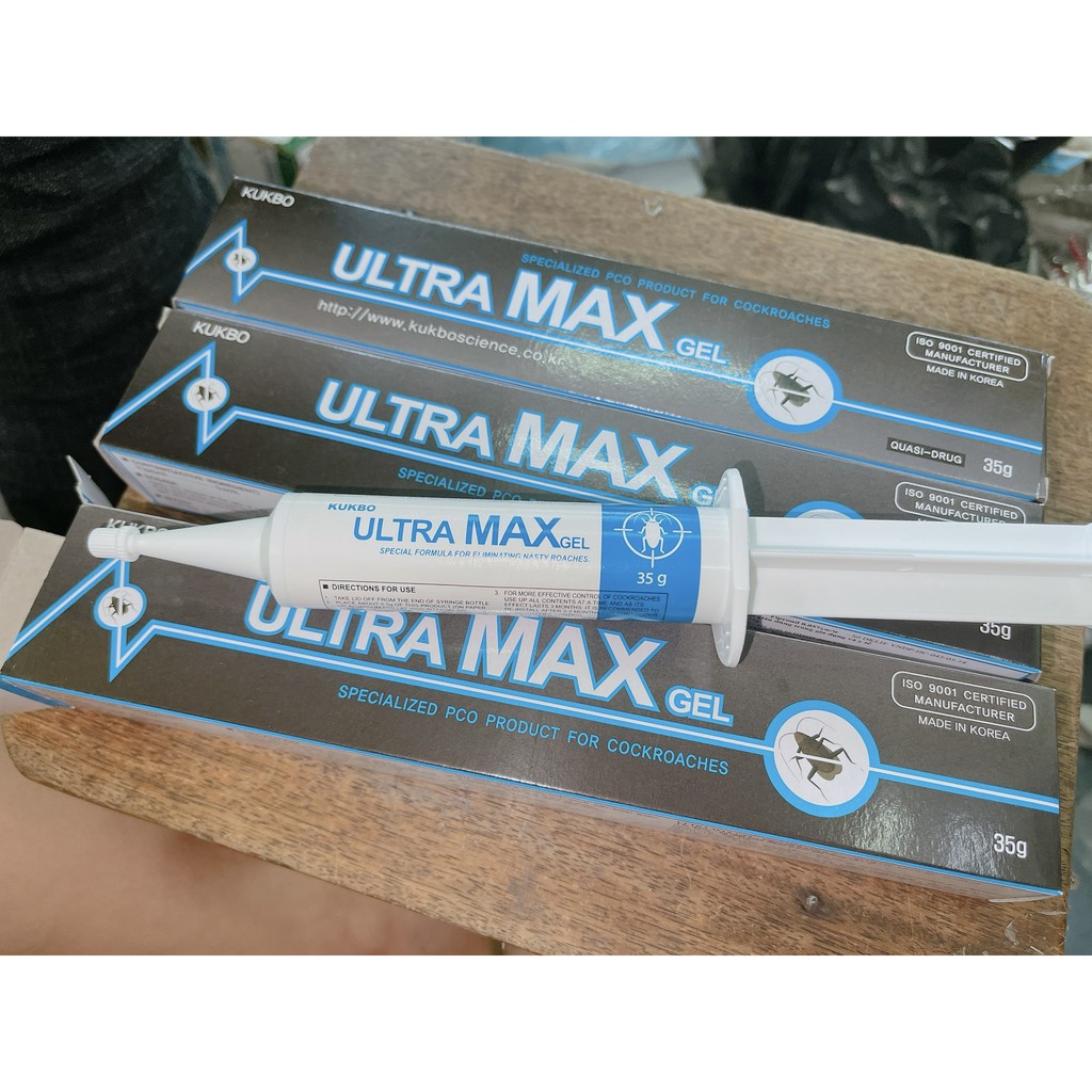 [Mã 256FMCGSALE giảm 8% đơn 500K] Thuốc diệt gián ĐỨC( gián bé li ti) UTRA MAX(35g)- nhập khẩu Hàn Quốc