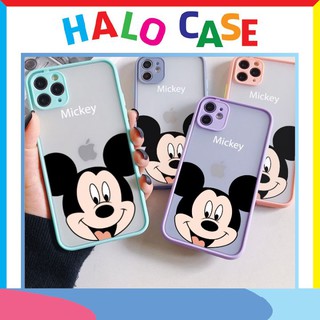 Ốp iphone viền nhám Mặt mickey 6/6plus/6splus/7/8/7plus/8plus/x/xs/xsmax/11/11promax