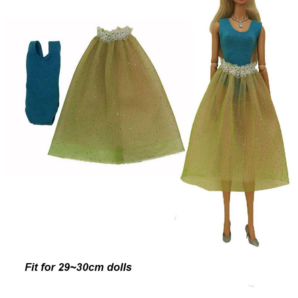 Váy Búp Bê Cầu Vồng Mới Nhất Tự Làm Quần Áo Cô Gái