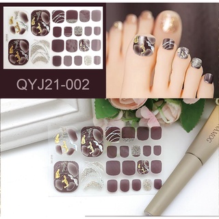 Miếng dán móng chân  - Sticker dán móng chân 3D không thấm nước, N2