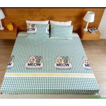 [XẢ KHO+FREE SHIP] Ga chống thấm họa tiết trơn coton các loại 1,6mx2m và 1,8mx2m