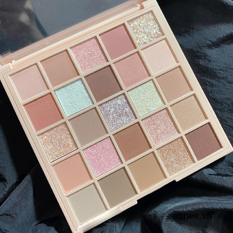 ✨✨Bảng mắt 25 Màu Tông Lì Và Nhũ Kim Sa May Mắn