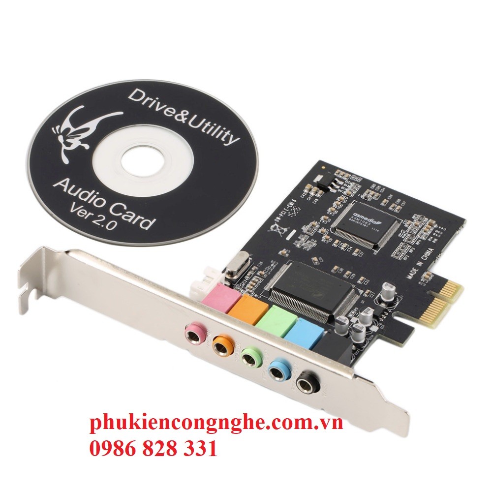 [Mã ELFLASH5 giảm 20K đơn 50K] Card chuyển đổi PCI Express to Sound 5.1