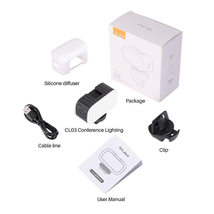 VIJIM CL03  - Đèn LED Trợ Sáng Mini, Pin 750mAh Có Thể Sạc Lại | Hàng Chính Hãng