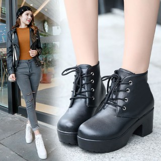 [ SẴN ĐEN S39 - CÓ ẢNH THẬT ] Giày lolita gót cao 7cm