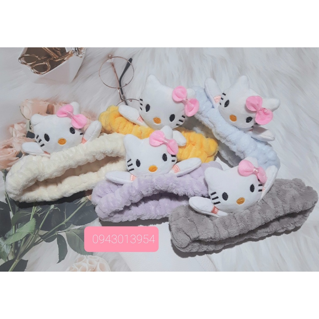 Băng đô rửa mặt nhiều hình cute