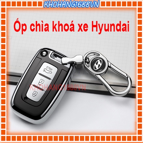 Ốp chìa khoá TPU sang trọng dành cho xe Hyundai Sonata, Tucson, Santafe, Genesis, i30, Elantra, Veloster...