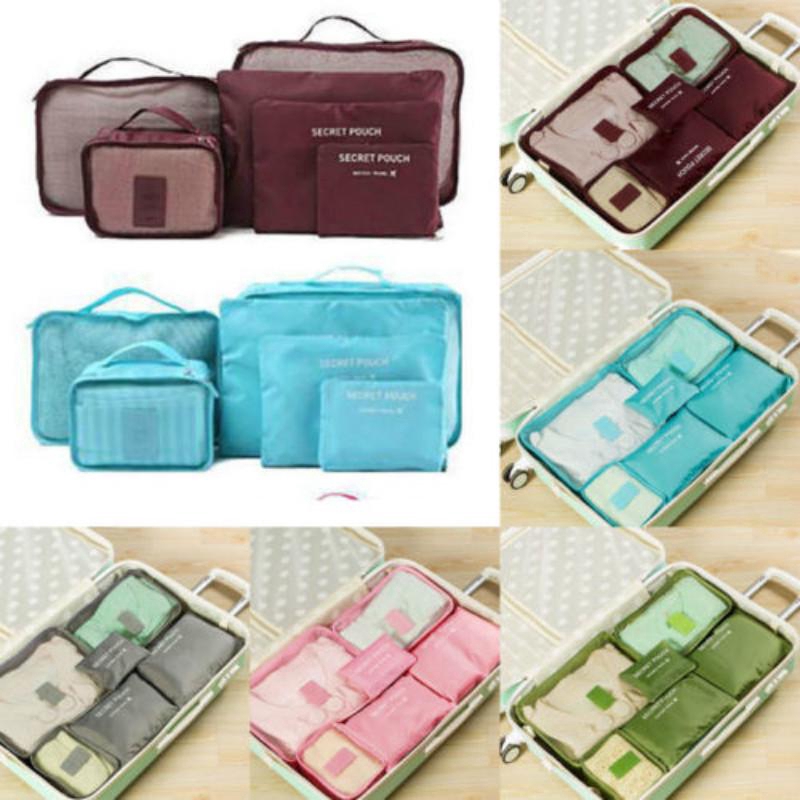 Set 6 Túi Đựng Đồ Du Lịch Tiện Lợi