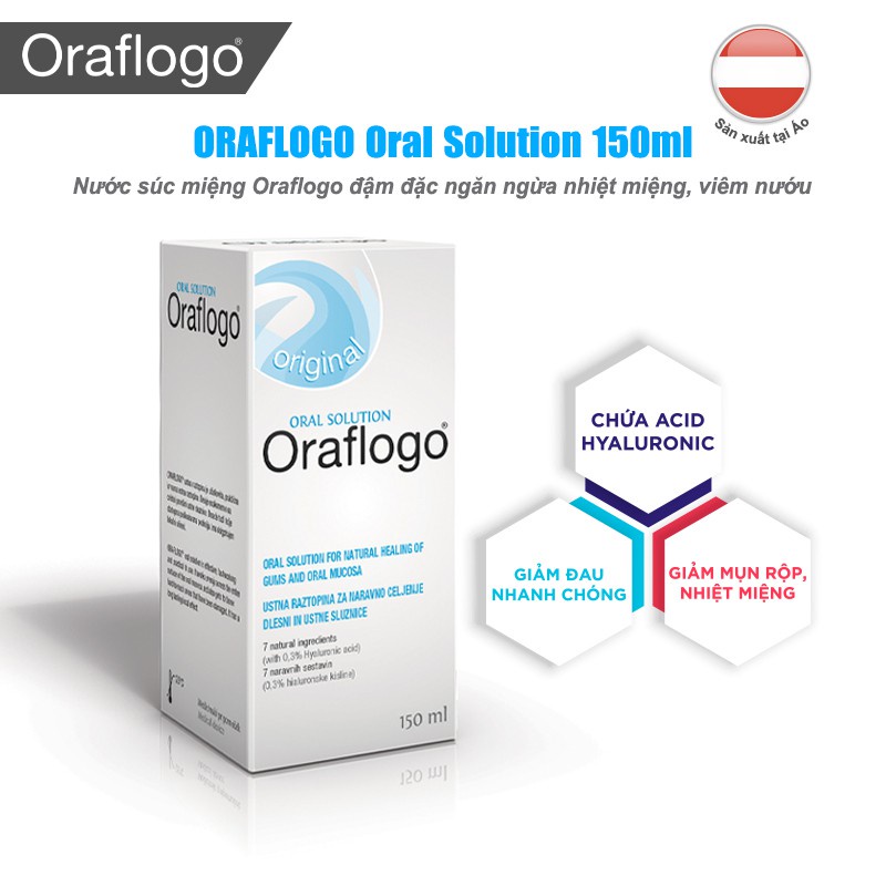 Nước Súc Miệng Oraflogo® Oral Solution 150 Ml