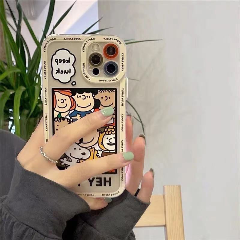 Ốp Điện Thoại Mềm Hình Charlie Lucy Cho IPhone 13 Pro Max 13 Mini 13 Pro 12 Pro Max 12 11 Pro Max XR Max 6s 7 8 Plus