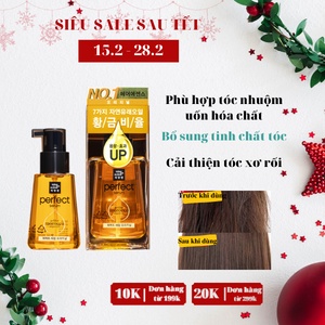 Tinh chất dưỡng Tóc Mise En Scene Perfect Hair Serum Styling và Golden Morocco chuẩn Auth