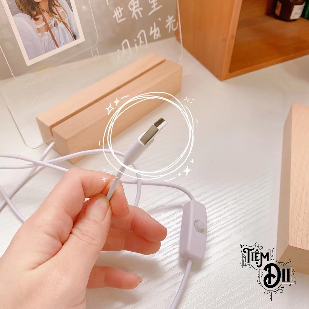 Bảng Ghi Chú Tích Hợp Đèn Bảng Acrylic Trong Suốt Để Bàn Tặng Kèm Ảnh In Theo Yêu Cầu Quà Tặng Sinh Nhật, Dịp Đặc Biệt