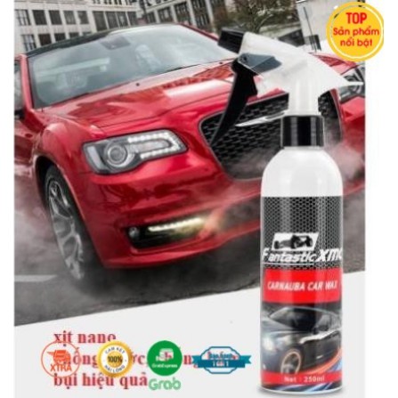 Bình Xịt Phủ Nano Ô tô - Dung Dịch Phủ Nano Kính Ô tô Chống Nước, chống xước + tặng ngay khăn lau thấm nước