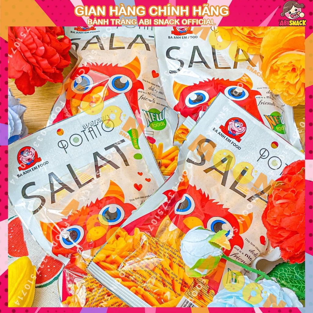 SNACK BIM SALAT BỊCH 10 GÓI 3 Anh Em Food