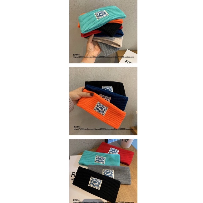 Mũ Len Nam Nữ Tag Vuông Phong Cách Nón Len Beanie Thời Trang Hàn Quốc Nhiều Màu Sắc Vinatge Chất Len Dày Siêu Ấm Áp