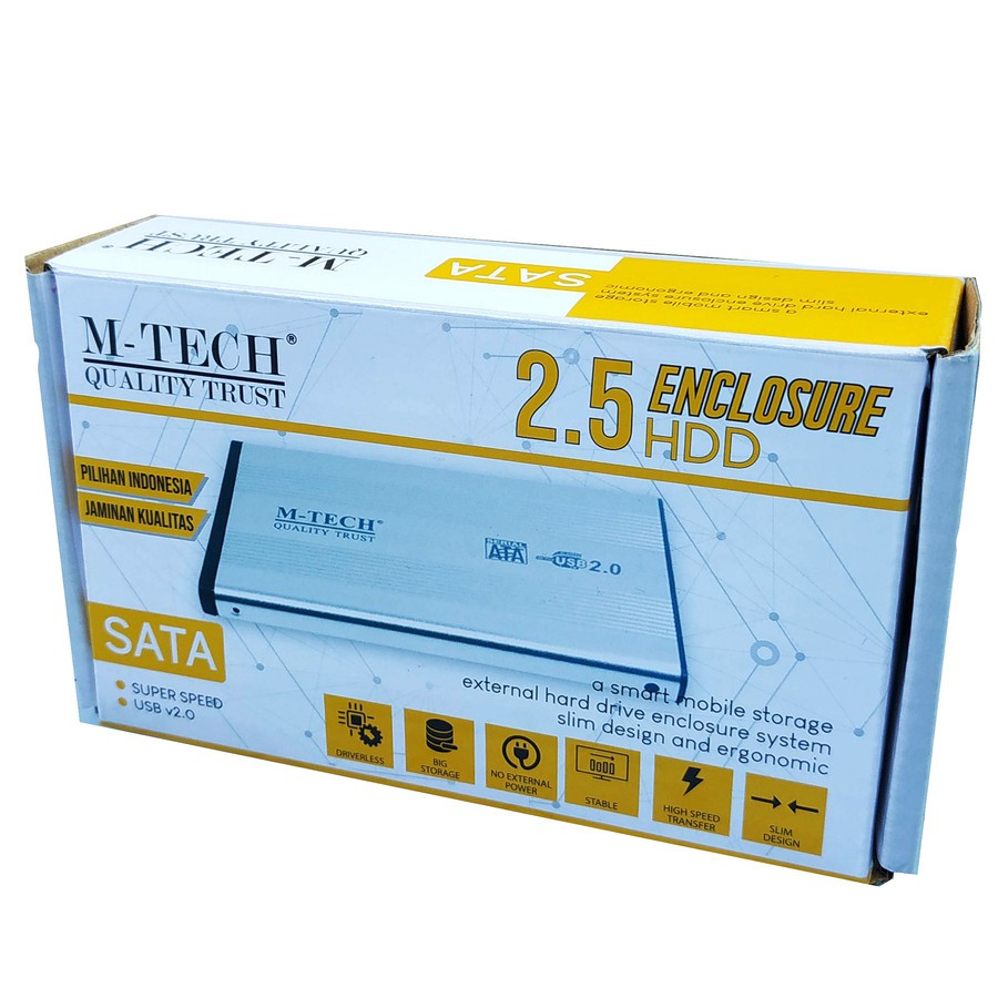 Hộp Đựng Ổ Cứng M-Tech Hdd 2.5 "Sata Usb 2.0 Vỏ | BigBuy360 - bigbuy360.vn