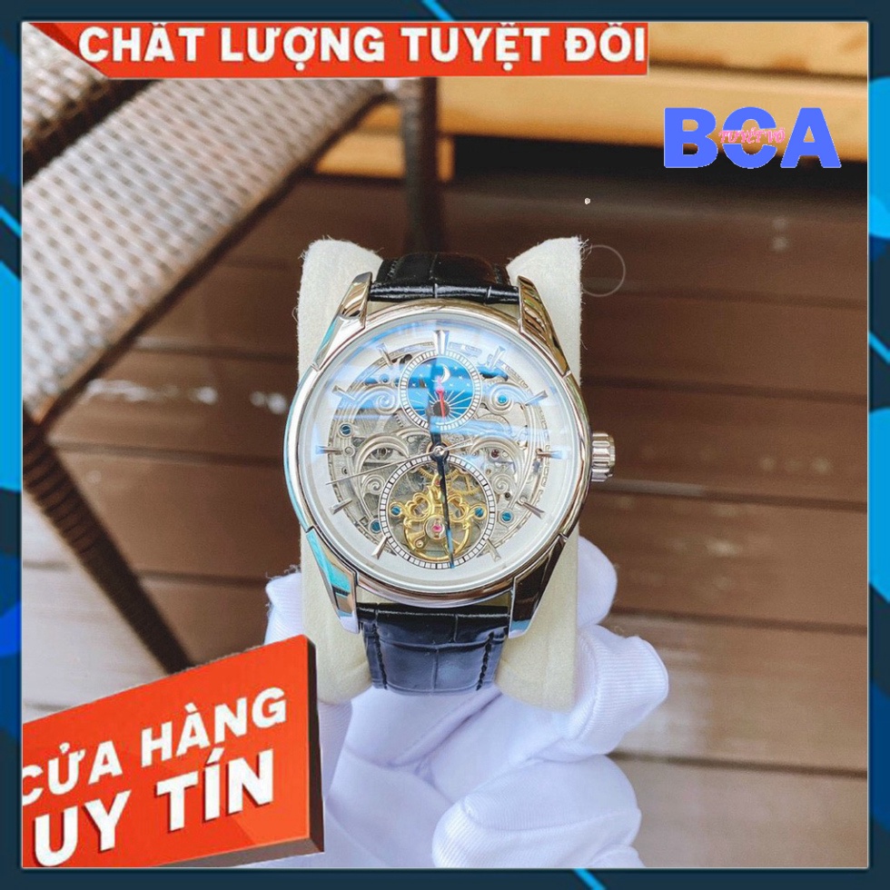 Đồng Hồ Nam Omega Cao Cấp Sang Trọng Chạy Cơ Tự Động Chống Nước,Chống Trầy Xước Size 43mm , Đồng Hồ SATOMI