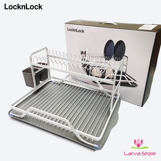 Giá Úp Chén Bát Đĩa 2 Tầng Lock&Lock LDR208 GRY Chính Hãng - Larva Store