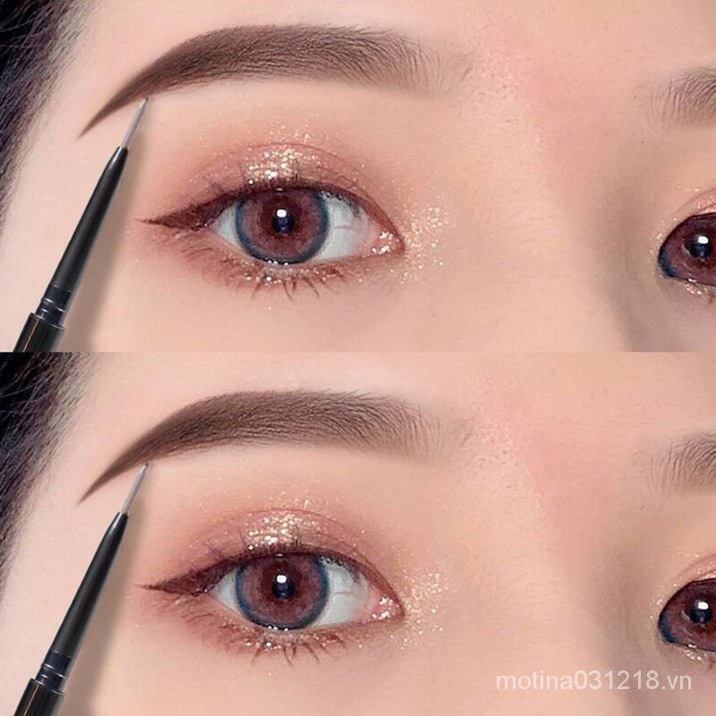 Bút Chì Kẻ Lông Mày Tự Nhiên Không Thấm Nước Và Mồ Hôi Lâu Trôi Cho Người Mới Bắt Đầu
