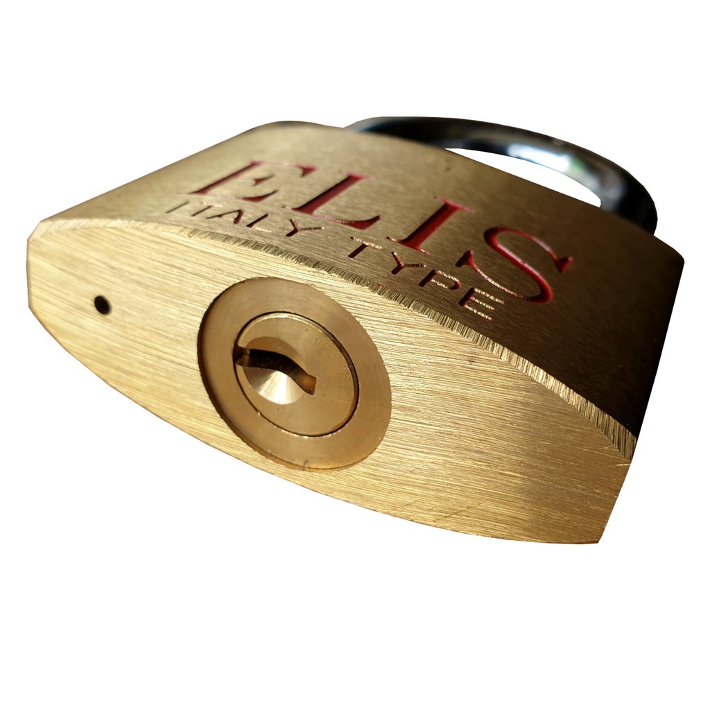 Ổ khóa cửa chất lượng cao ELIS CỠ LỚN 60MM gồm 4 chìa chất liệu thép không gỉ ( Vàng đồng)