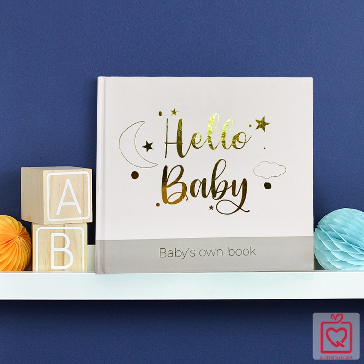 Sổ nhật ký cho bé Hello Baby - Lưu giữ những khoảnh khắc đầu đời đáng nhớ