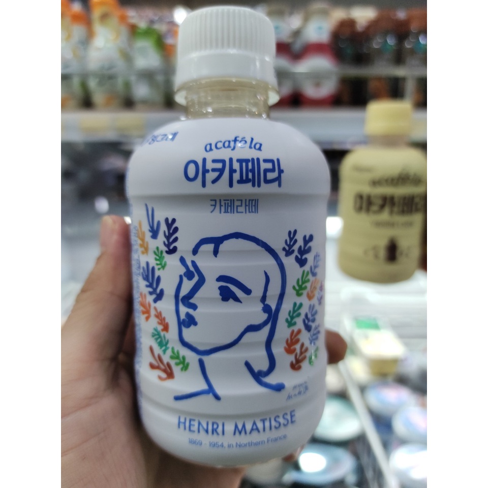 Cà phê Acafela Caramel Macchiato &amp; vanila latte, cà phê lon uống lền hàn quốc 240ml - 아카페라 카라멜 마끼아또 &amp; 바닐라 라떼
