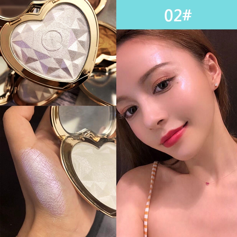 Phấn trang điểm có độ sáng cao thiết kế hình trái tim HUDAMOJI | BigBuy360 - bigbuy360.vn