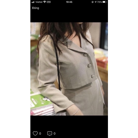 SÉT ÁO VEST TAY DÀI + QUẦN GIẢ VÁY SẺ TÀ