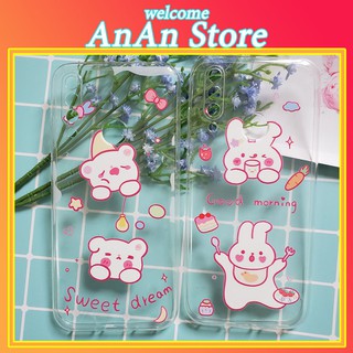 Ốp lưng Vsmart Star 4 ❤️ Ốp lưng Vsmart Joy 3 ❤️ Ốp lưng Vsmart Live ❤️ v.v... dẻo trong in hình Gấu và Thỏ - AnAn Store